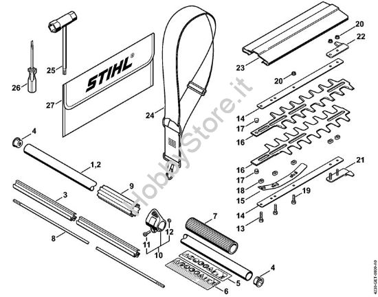 Stelo, lama FH 75 FH 75 brand Stihl